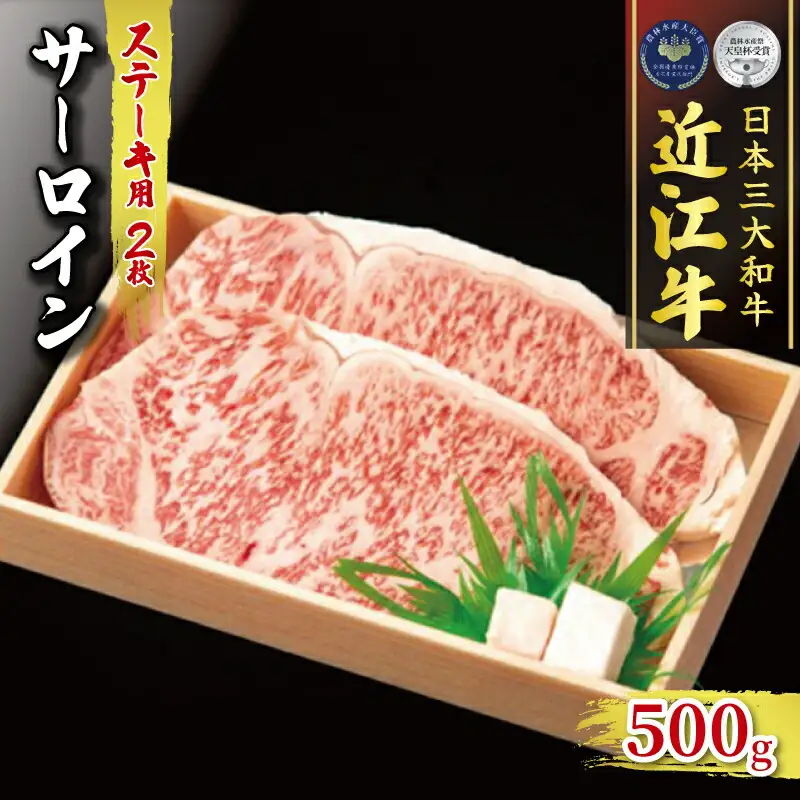 近江牛 サーロイン ステーキ 500g ( 250g×2 ) 冷凍  