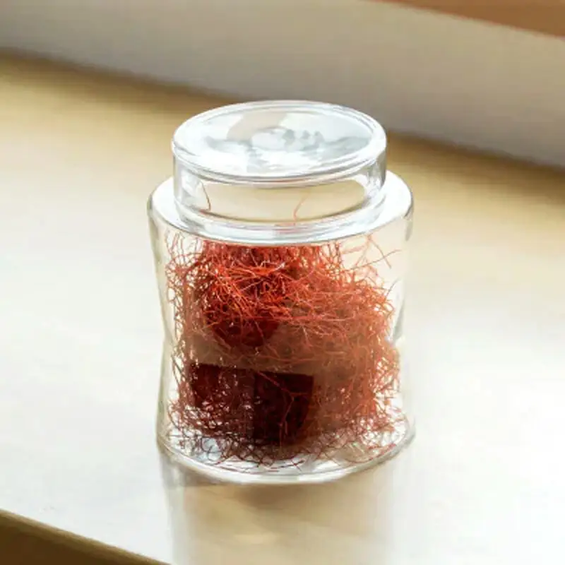 ガラスキャニスターDEGREE B(400ml)  ／ ガラス 硝子 キャニスター DEGREE ハンドメイド 耐熱 一生もの 職人 こだわり JIDA デザインミュージアムセレクション 茨城県 五霞町