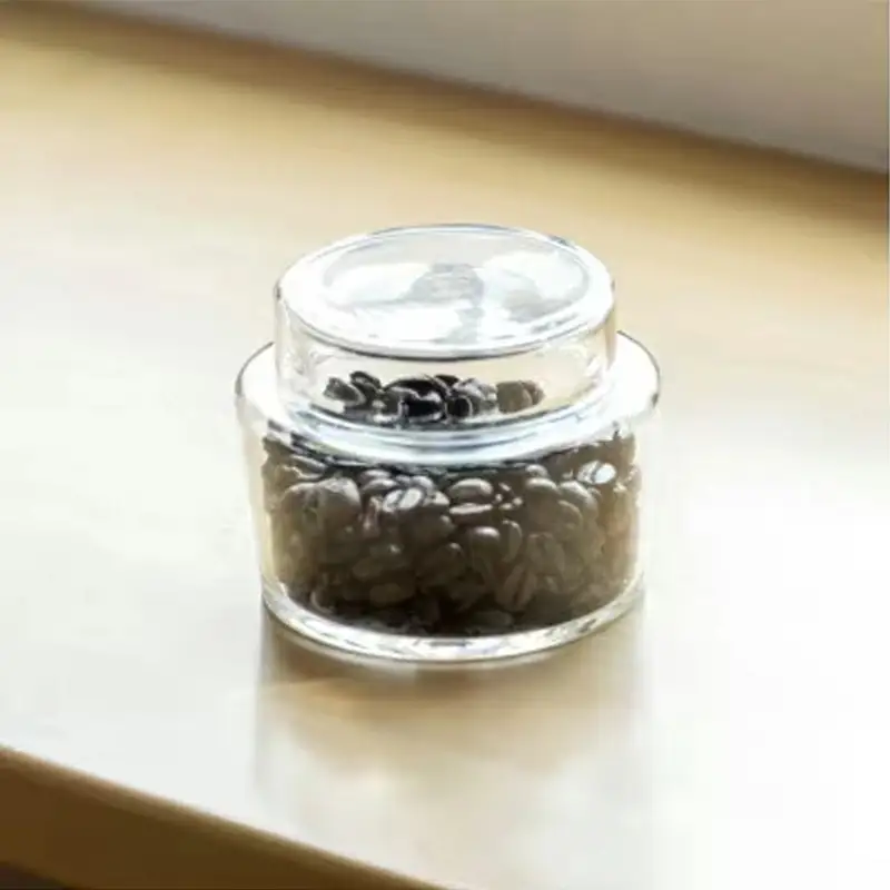 ガラスキャニスターDEGREE D(200ml) ／ ガラス 硝子 キャニスター DEGREE ハンドメイド 耐熱 一生もの 職人 こだわり JIDA デザインミュージアムセレクション 茨城県 五霞町