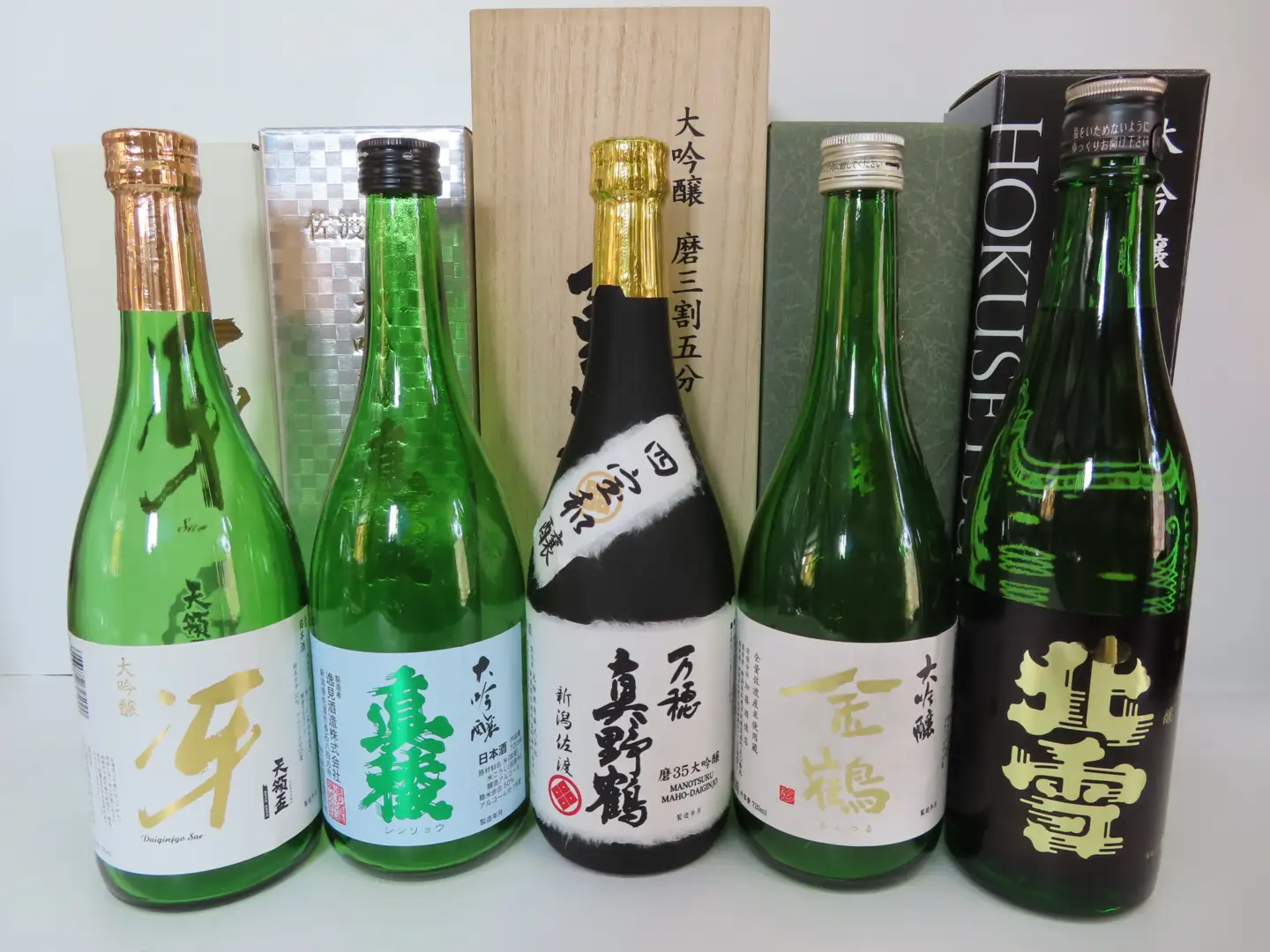 佐渡の銘酒 大吟醸セット 5種(各720ml×1本)