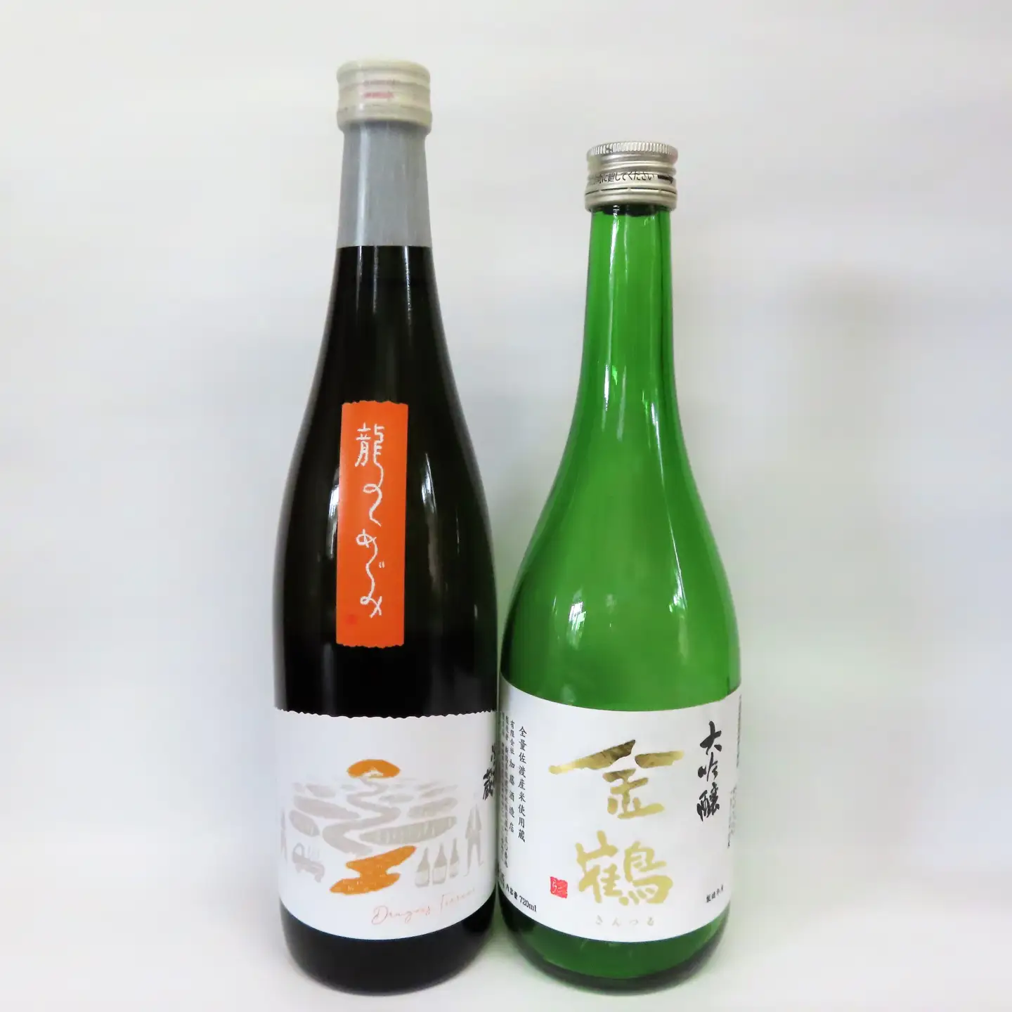 【真野鶴】龍のめぐみ&【金鶴】大吟醸セット（720ml×2本）