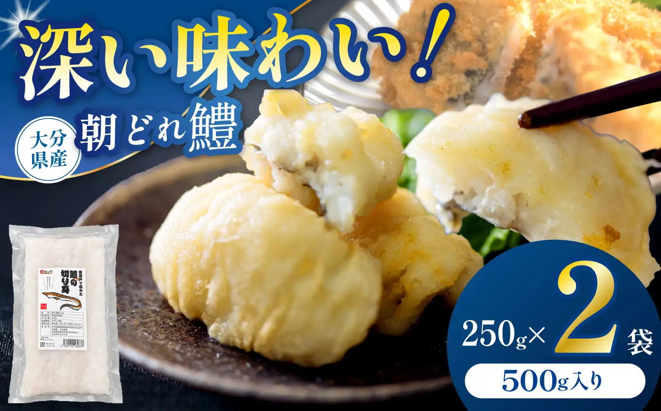 【数量限定】鱧（はも）の切り身 250g×2袋 | 魚 さかな サカナ 切り身 きりみ はも 鱧 小分け ハモ 魚の切り身 お鍋 水炊き フライ 天ぷら 冷凍 産地直送 中津産 九州産 大分県 中津市