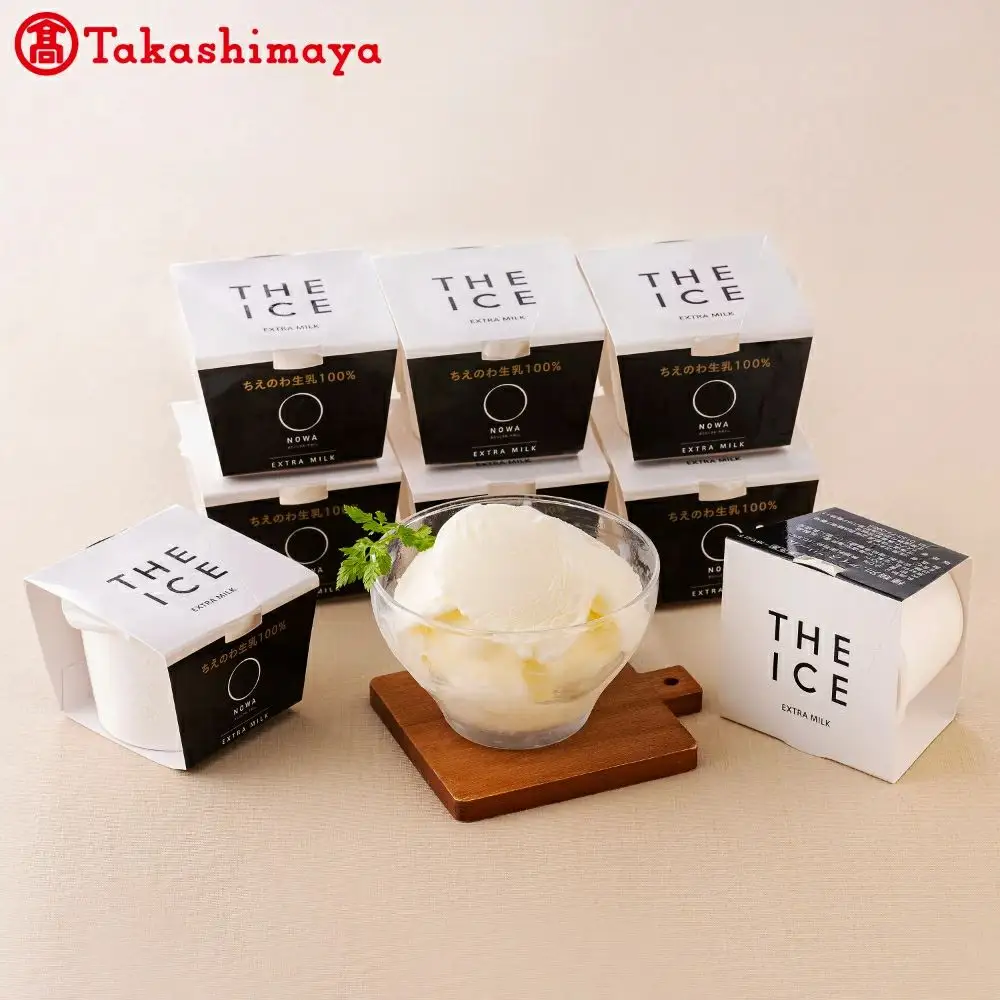 J FARM AMUSE 株式会社  THE ICE エクストラミルク8個 高島屋選定品 【TK0000064】（ あいす アイス アイスクリーム みるく ミルク 北海道 別海町 人気 ふるさと納税 ）