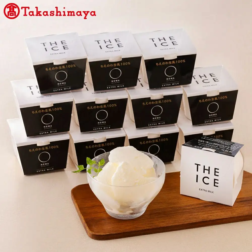 J FARM AMUSE 株式会社  THE ICE エクストラミルク12個 高島屋選定品 【TK0000065】（ あいす アイス アイスクリーム みるく ミルク 北海道 別海町 人気 ふるさと納税 ）