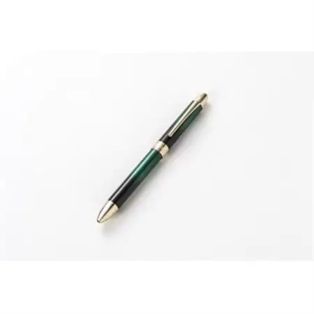 宮城県指定伝統的工芸品　玉虫塗　複合ボールペン　(無地・緑)_装飾品・工芸品     雑貨・日用品 ボールペン 文房具・印鑑 _【1279722】