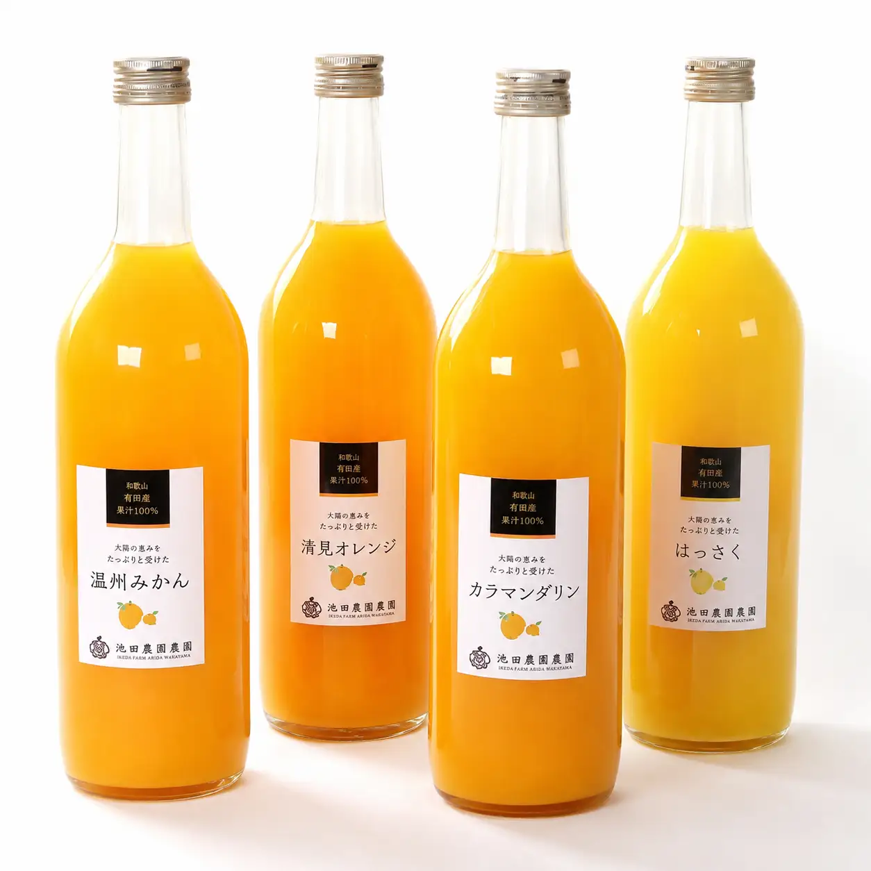 無添加 有田のジュース 詰合せ 720ml×4本・3種【順次発送】【IKE87】【AQ97326-ikd105B】