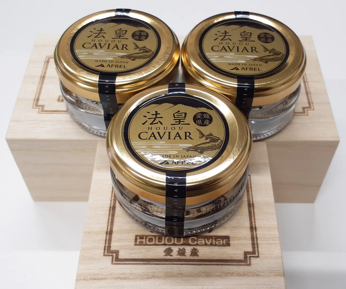 法皇キャビア（20ｇ）桐箱入り　3個セット