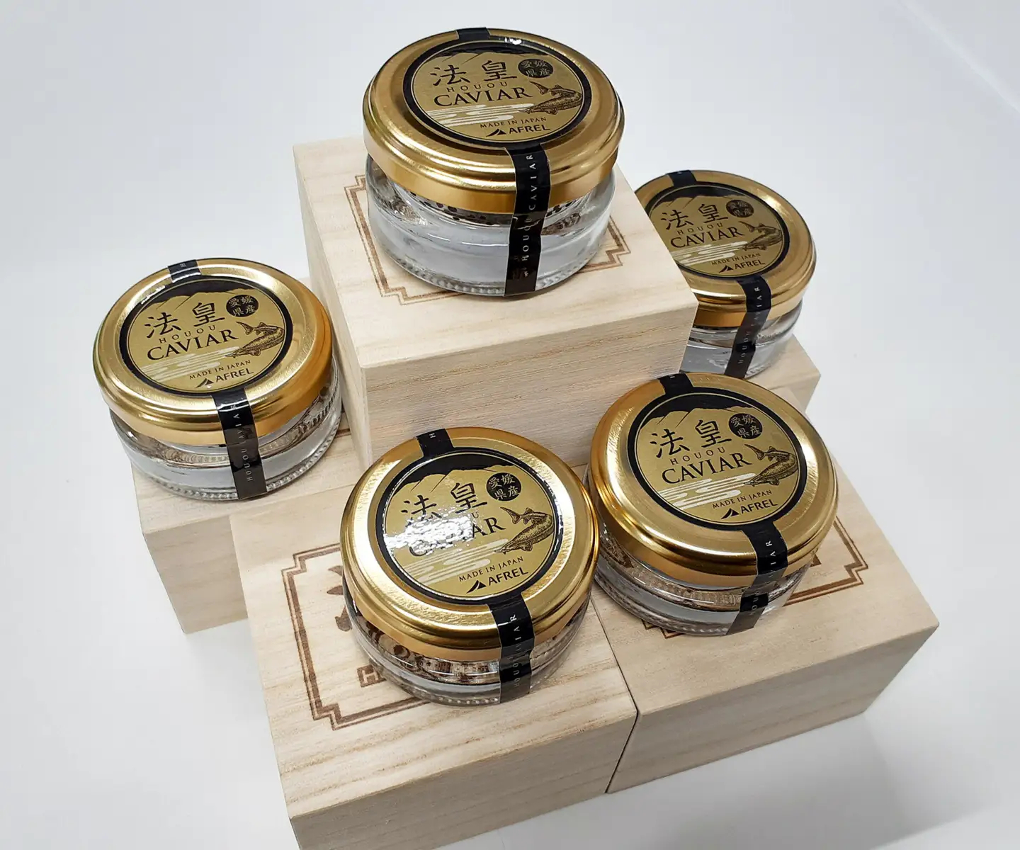 法皇キャビア（20ｇ）桐箱入り　5個セット