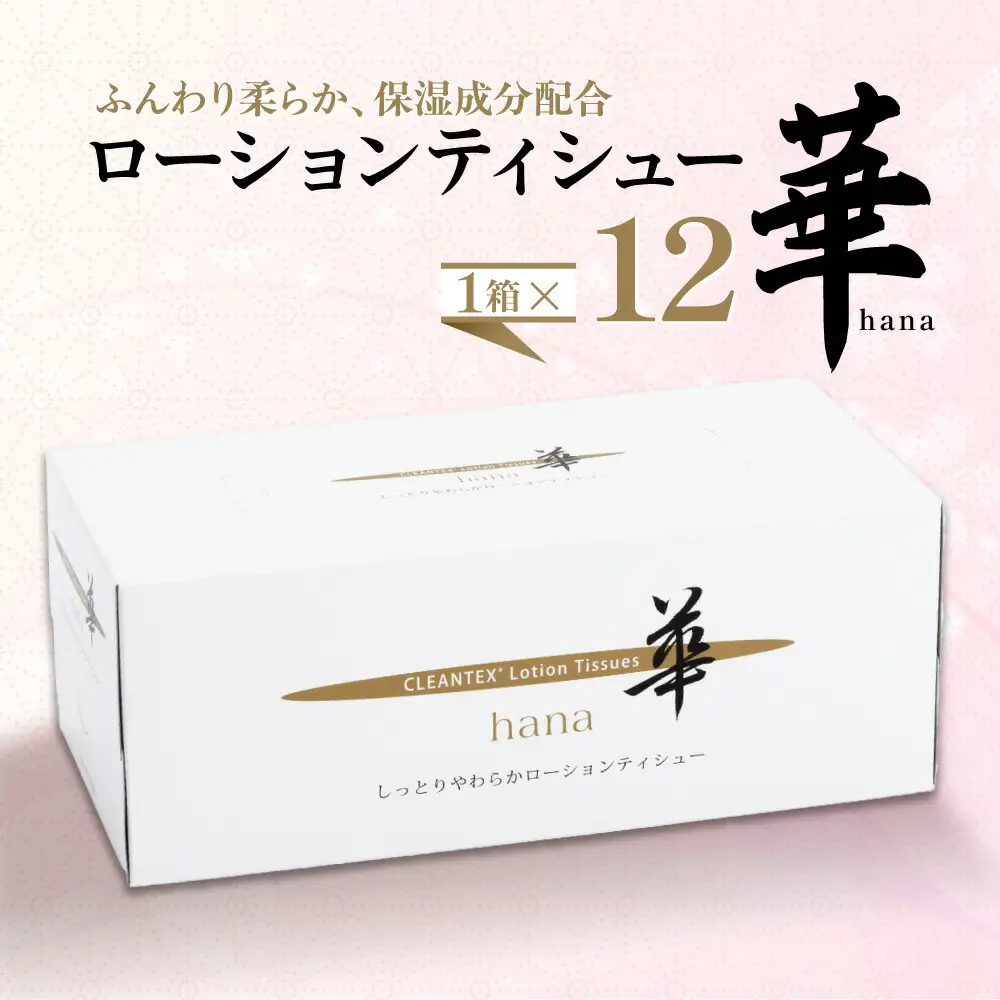 ローションティシュー華　２００組　１２個
