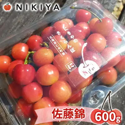 さくらんぼ 600g 佐藤錦 Lサイズ以上 サクランボ