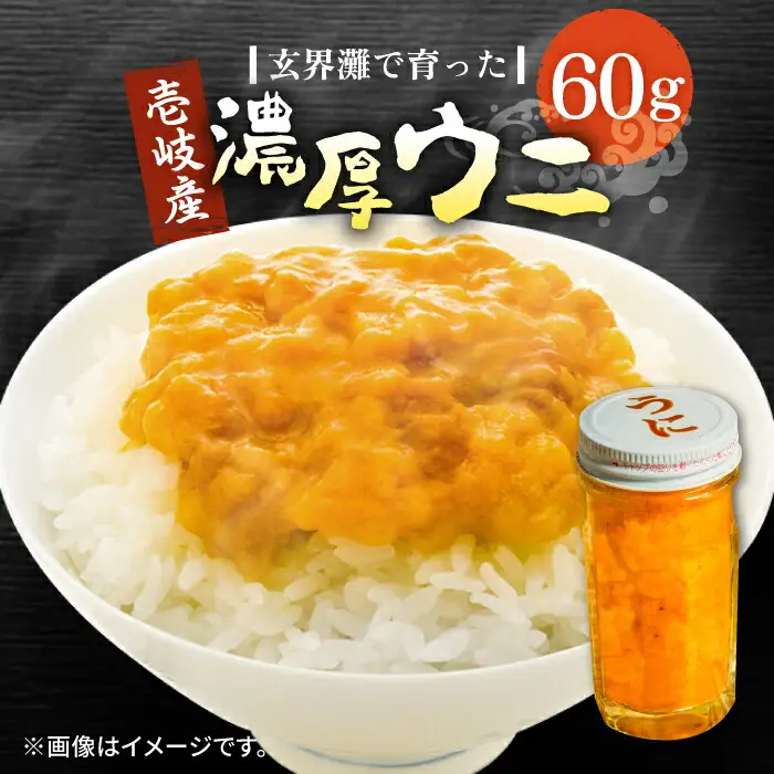 壱岐産 濃厚 ウニ60g《壱岐市》【合同会社塚元】ムラサキウニ [JDR021]
