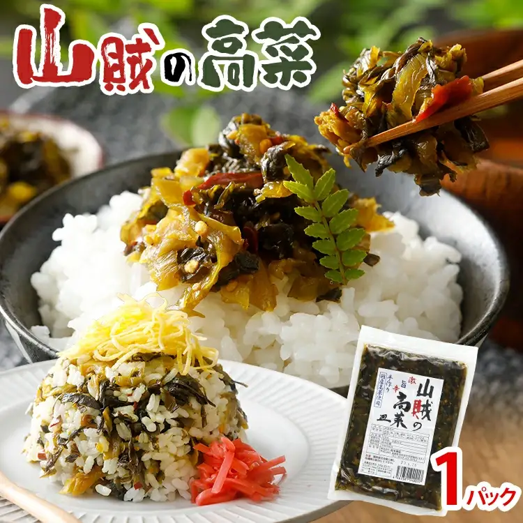 辛子高菜 240g×1パック 山賊の高菜