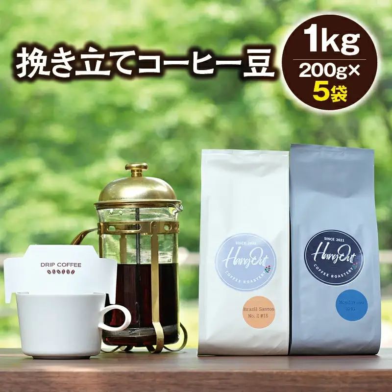 【細挽き】挽き立てコーヒー豆 1kg コーヒー豆 焙煎 コーヒー セット【hgo006A-a】