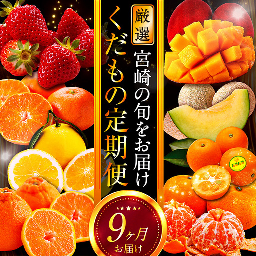 フルーツ 定期便 フルーツ [青果店厳選 くだもの 果物 Vol.1 全9回]