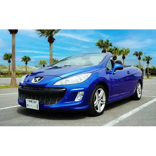 【オープンカーで満喫】レンタカー1日利用券 PEUGEOT 308CC Blue《Supremeレンタカー》FG-3-1