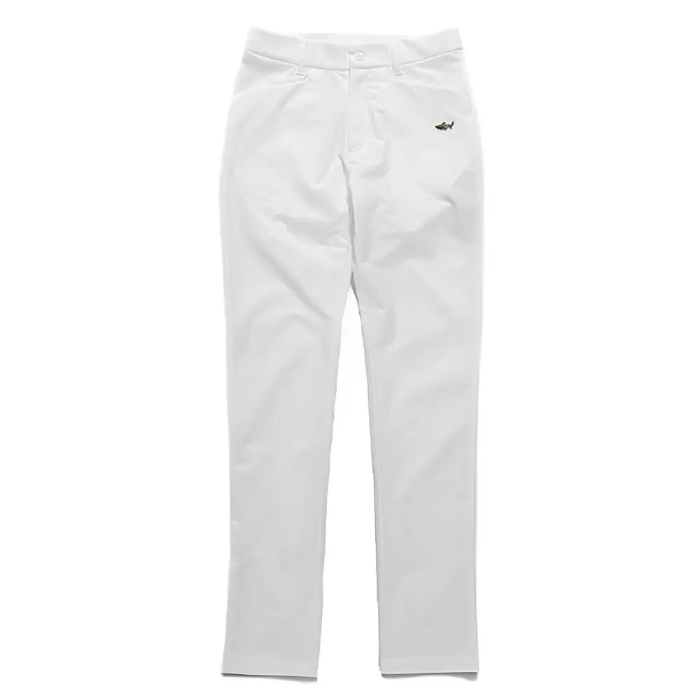再生ポリエステル使用 サステナブル・ゴルフウェア・ブランド VIRI-DARI (ヴィリダリ) GOLFのパンツ 吸水・速乾・UVケア レディースS（ホワイト）