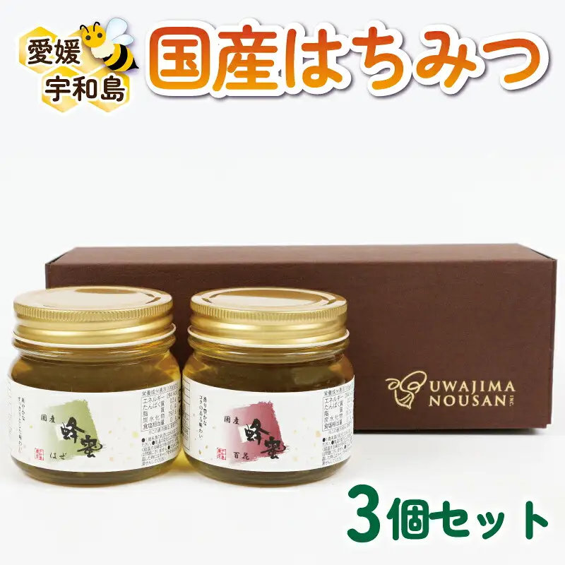 国産はちみつ 蜂蜜 250g×3個 セット 宇和島農産 百花蜜 蜂蜜 はぜ蜜 蜂蜜蜂蜜蜂蜜蜂蜜蜂蜜蜂蜜蜂蜜蜂蜜蜂蜜 F012-132001