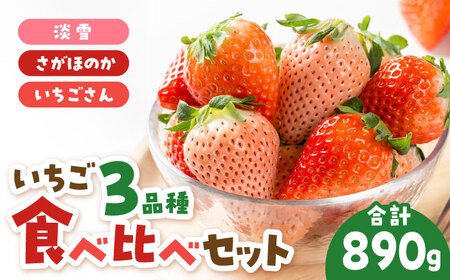 先行予約 2027年1月～発送 いちご 3品種食べ比べ！ /  いちご [IAP029]