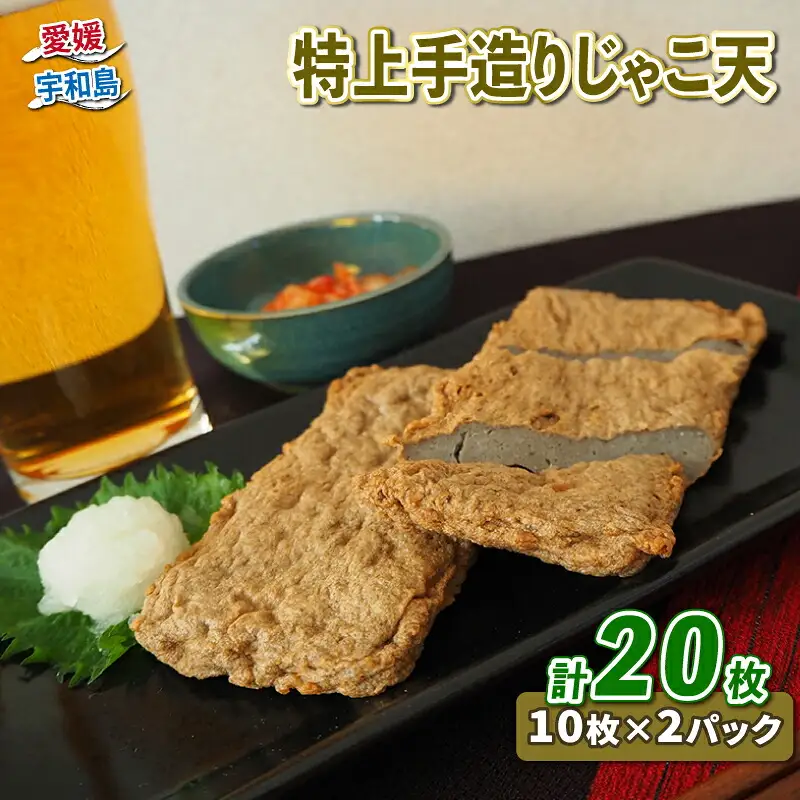 特上 手作り じゃこ天 計 20枚 10枚 × 2 パック 小林フーズ じゃこ天 C012-070002