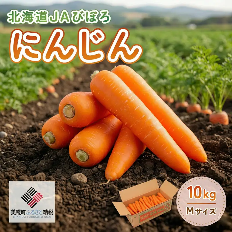 北海道JAびほろ にんじん 10kg (訳あり) にんじん_AF018