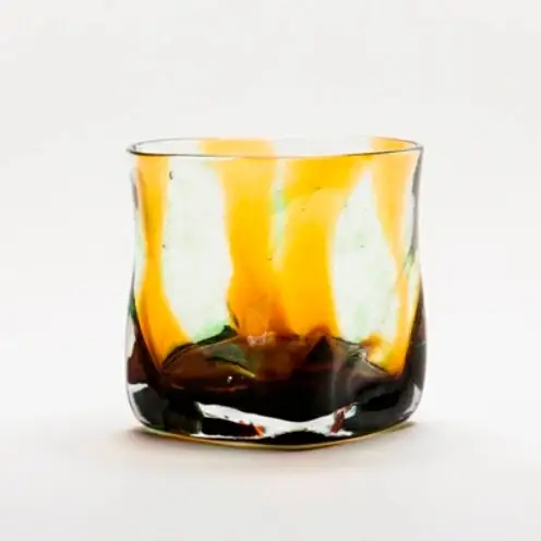 【RYUKYU GLASS WORKS 海風】ロックグラス（ガジュマル）