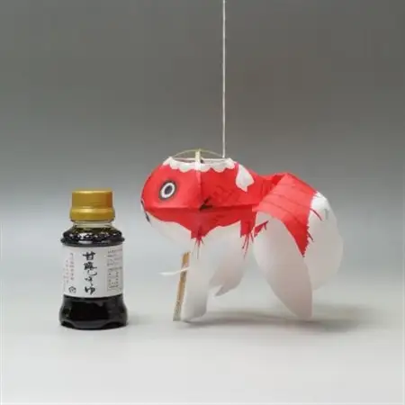 金魚ちょうちん(小)と甘露しょうゆ100mlのセット_調味料 醤油  しょうゆ     _【1008781】