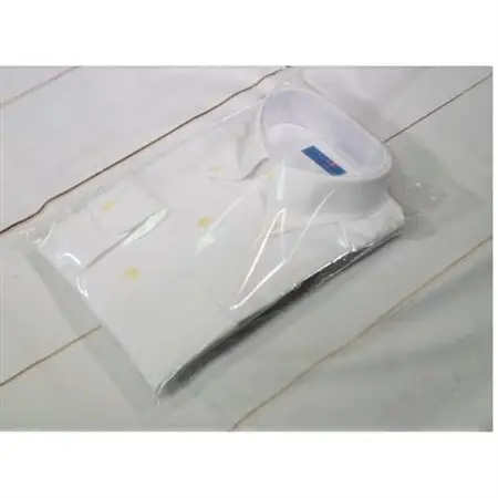 【ヨシダシャツ】長袖ニットドレスシャツ(釦ダウン)ピマコットンスムース・ホワイト・Lサイズ_装飾品・工芸品 男性・メンズ 洋服 _【1223683】