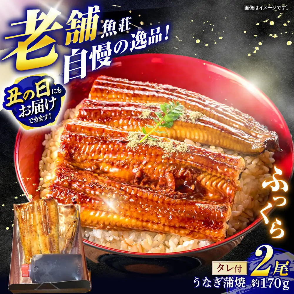 魚荘のうなぎ蒲焼き(2尾入り) / うなぎ ウナギ 鰻 蒲焼き 蒲焼 国産 冷凍 小分け うな重 うな丼 ひつまぶし / 諫早市 / 有限会社魚荘 [AHCK002] 丑の日 土用丑の日 