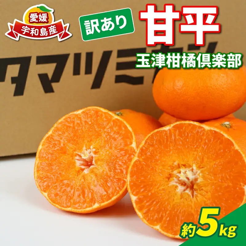 訳あり甘平5kg玉津柑橘倶楽部甘平B015-072027