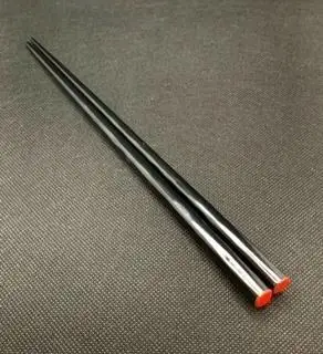 鎌倉彫　箸　黒