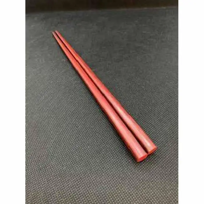 鎌倉彫　箸　朱