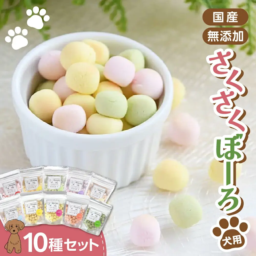 Humming Dog さくさくぼーろ 10個セット おやつ ペットフード 愛犬