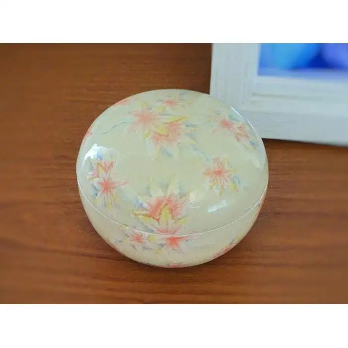伝統工芸 信楽焼の手元供養 分骨用ミニ骨壺 久遠 紅葉 (171463-40037597-03)