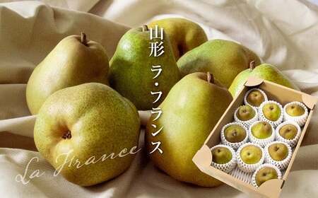 【令和8年産先行予約】 ラ・フランス 約3kg (8～12玉 秀 L～2L) 《令和8年11月下旬～発送》 『Yamagataうまいな中村屋』 ラフランス 西洋梨 洋なし 梨 果物 フルーツ 山形県 南陽市 [1743]