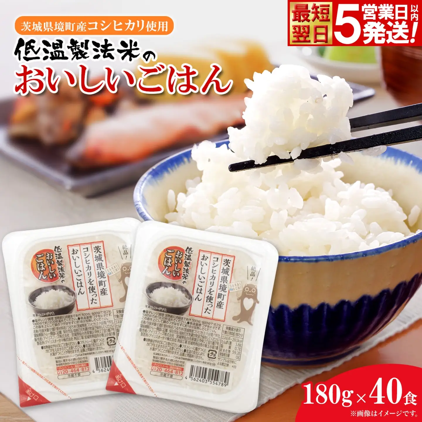 訳あり パックごはん コシヒカリ 米 40食 K1464