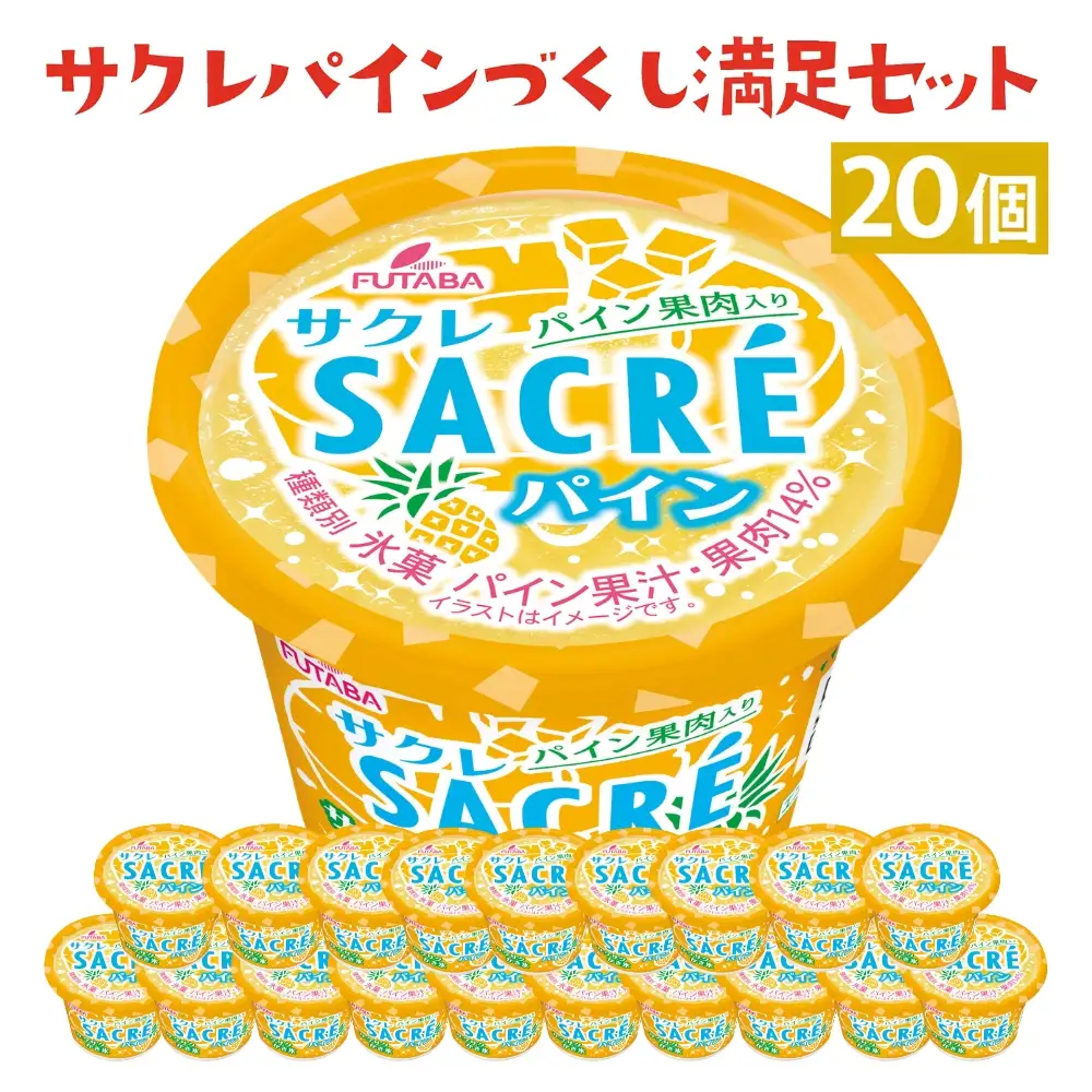 サクレパインづくし満足セット　20個｜アイス かき氷 シャーベット デザート ※着日指定不可 ※離島への配送不可◇