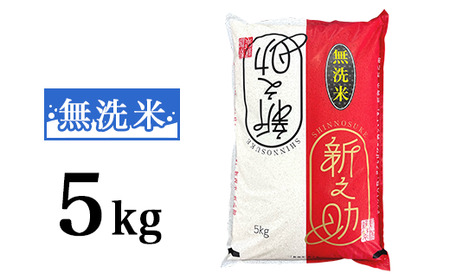 48-7R051A【無洗米】新潟県長岡産「新之助」5kg