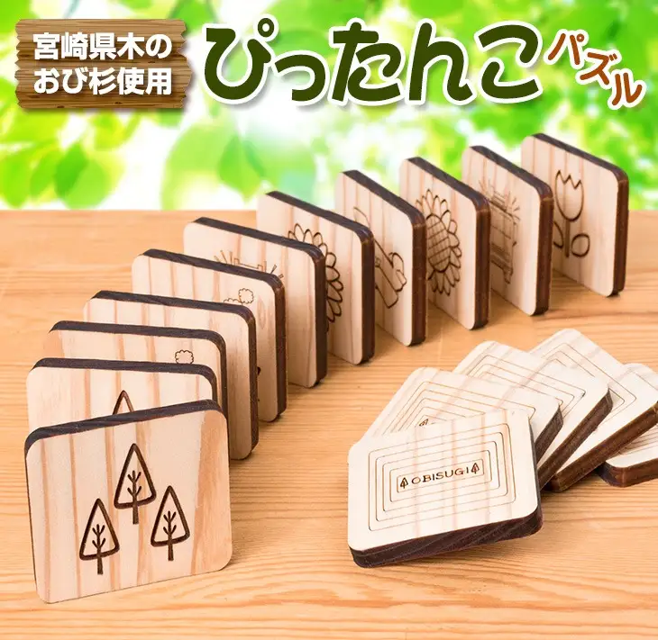 木の温もり 知育玩具 おもちゃ ぴったんこ パズル 飫肥杉 おび杉 雑貨 日用品 国産 ゲームボード おうち遊び ベビー用品 安全 リラックス 幼児 キッズ 脳トレ おすすめ ギフト プレゼント 贈り物 贈答品 お祝い 遊び道具 記念品 宮崎県 日南市 送料無料_BB113-23