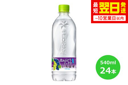 い・ろ・は・す 北のぶどうミックス 540mlPET×24本セット  【1624】
