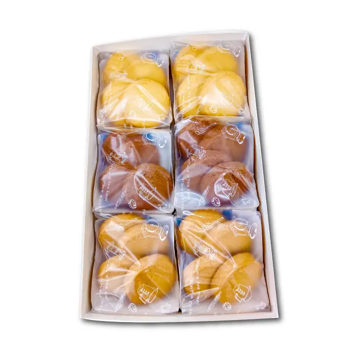 きび粉クッキー琴の汀6袋箱入【クッキー 6袋 箱入 洋菓子 3種 各2袋 セット 詰め合わせ 焼き菓子 プレーン ココア きなこ お土産 おやつ お茶菓子 小麦粉不使用 米粉不使用】