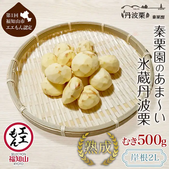 栗 くり 氷蔵 丹波栗 むき栗 岸根 2L 500g