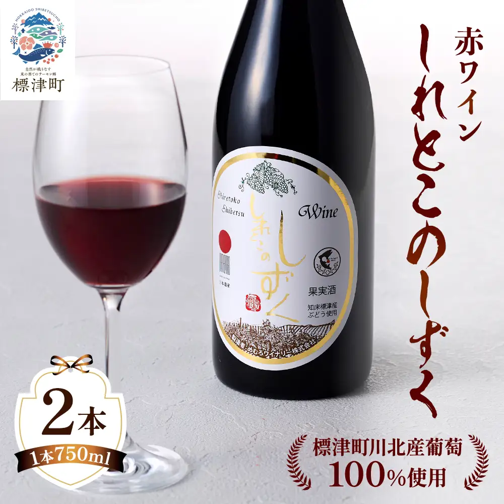 【先行予約】 赤ワイン 750ml×2本 2026年8月より順次発送 令和8年度産 北海道産赤ワイン 【AG008】