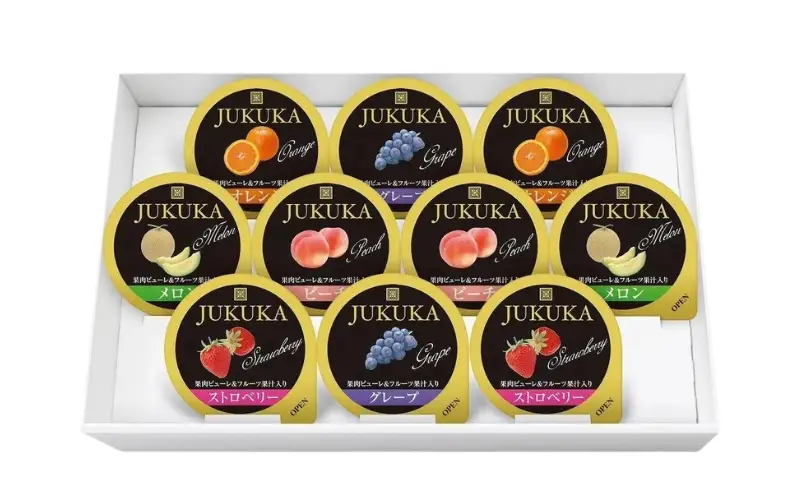 お菓子 金澤兼六製菓10個熟果 ゼリー ギフト（1箱10個入り×12箱）【cntr0007-2】