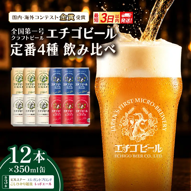 エチゴビール クラフトビール 12本 セット クラフトビール