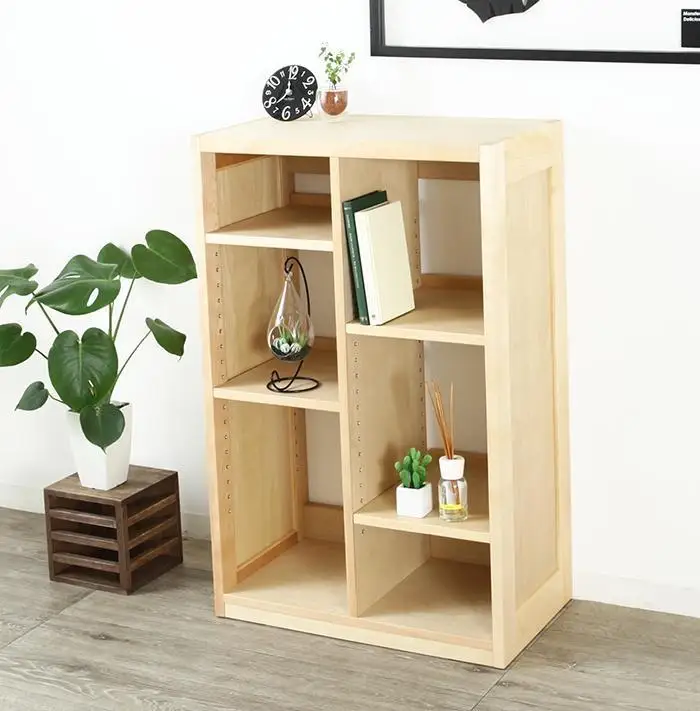大川家具 ファイン 60cm ブックシェルフ 高さ95cm 天然木 サクラ(バーチ)