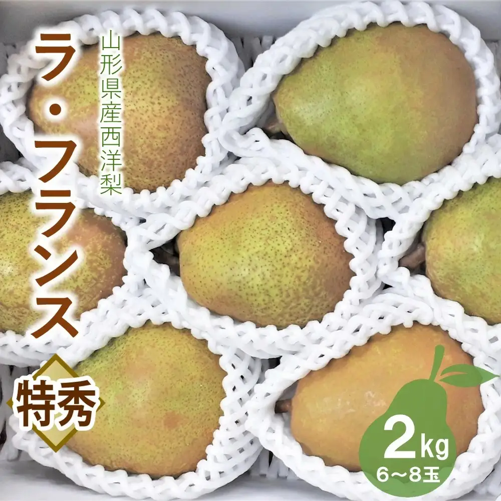 西洋梨（ラ・フランス）２ｋｇ　特秀品　0056-2618