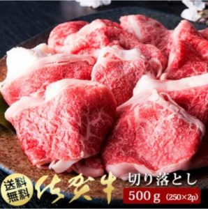 BN017_Ａ5ランク佐賀牛もも切落し500ｇ(250ｇ×2Ｐ)