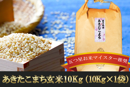 あきたこまち 玄米 10kg 5kg×2袋 盛岡市産 岩手 米 お米 ブランド米 いわて米 秋田こまち 五つ星 お米マイスター 推奨 こめ コメ ライス ご飯 ごはん 美味しい 贈り物 国産 岩手県産 岩手県 盛岡市 産地直送 盛岡 佐々木米穀店