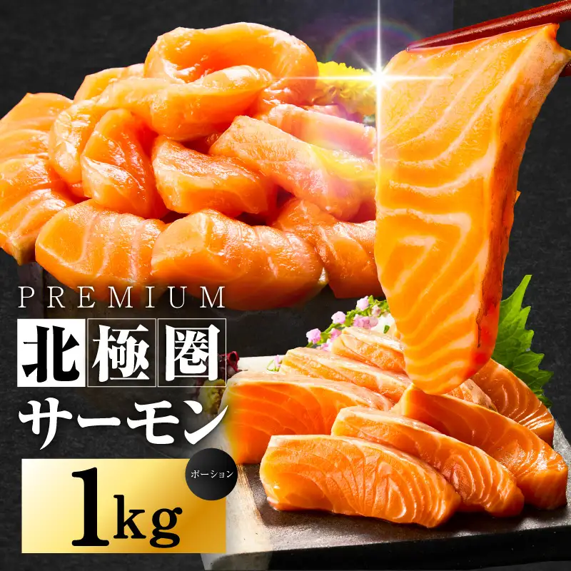 北極圏サーモン ポーション 1kg