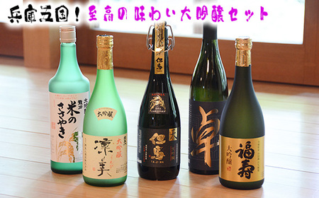 兵庫五国！至高の味わい大吟醸セット［No.313］